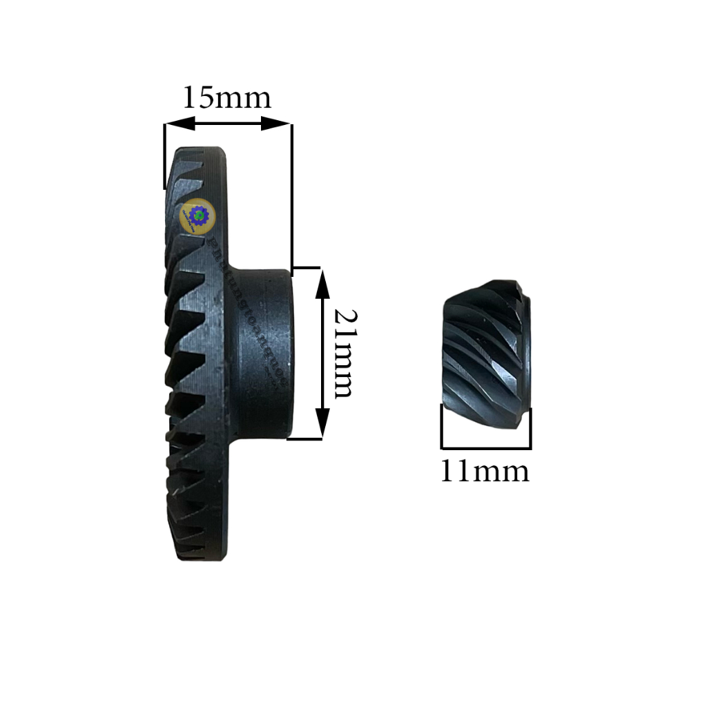 Bánh Răng  Máy Mài Góc 125mm Makita GA 5010, GA 6010, GA 5020, GA 6020 1 Bộ 2 Chi Tiết