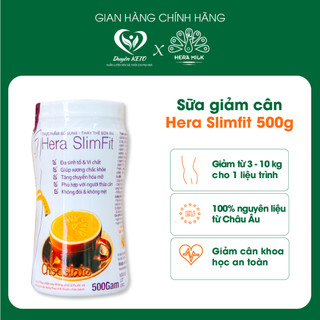 Sữa giảm cân hera slimfit 500gr - theo tiêu chuẩn đức - chính hãng - giảm nhanh, tốt cho sức khỏe - hlvduyenketo