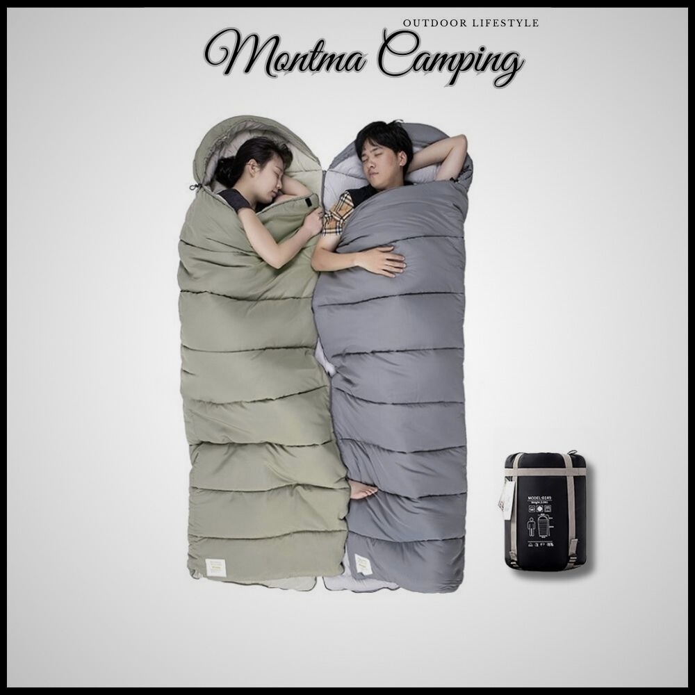 Túi Ngủ Văn Phòng Gấp Gọn Có Mũ Chịu Nhiệt Độ 4-7 Độ C, Túi Ngủ Mùa Đông Túi Ngủ Du Lịch Chính Hãng Nanjiren Ấm Áp
