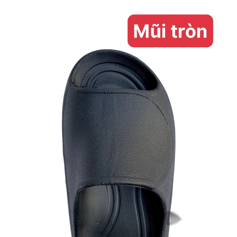 Dép bánh mì nâng đế 3cm dép quai ngang nữ đúc bền kiểu dáng unisex ulzzang chất liệu eva đi mưa