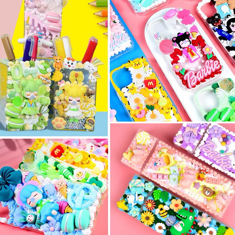 Kem keo chảy trang trí toploader, keo ốp điện thoại làm đồ handmade, DIY