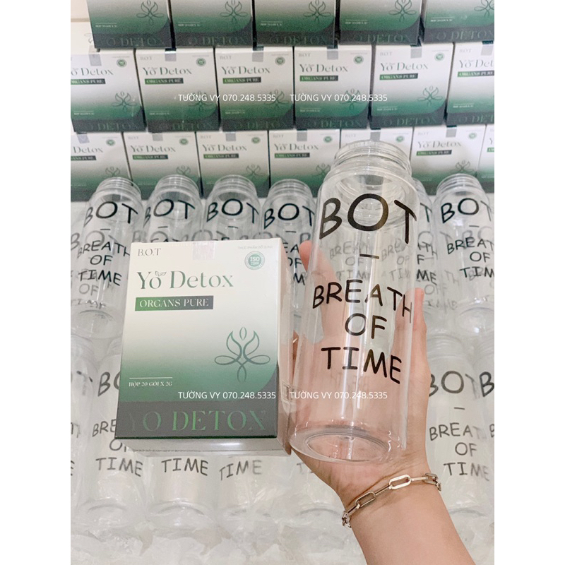 Bình nước B.O.T chính hãng - Bình đựng Yo Detox - Tường Vy VyClothes