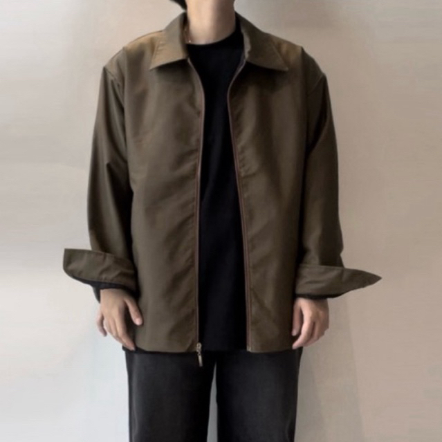 ÁO KHOÁC DÂY KÉO - ĐEN & NÂU