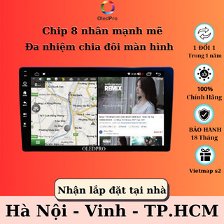 Màn hình ô tô dvd android oled pro x4s x5s x8s liền camera 360 | tặng vietmap s2 trọn đời | bh chính hãng