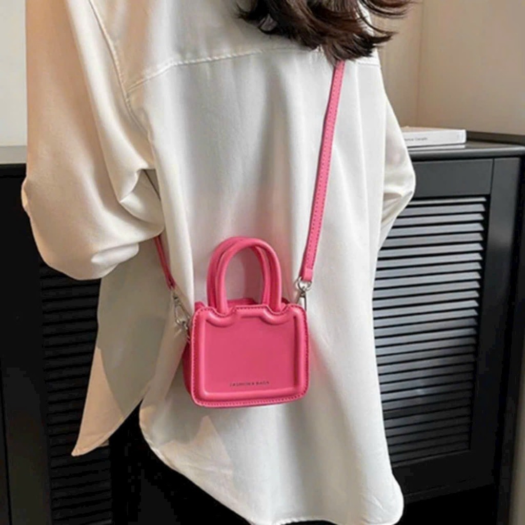 Túi xách nữ cầm tay mini đeo chéo dáng vuông thời trang công sở