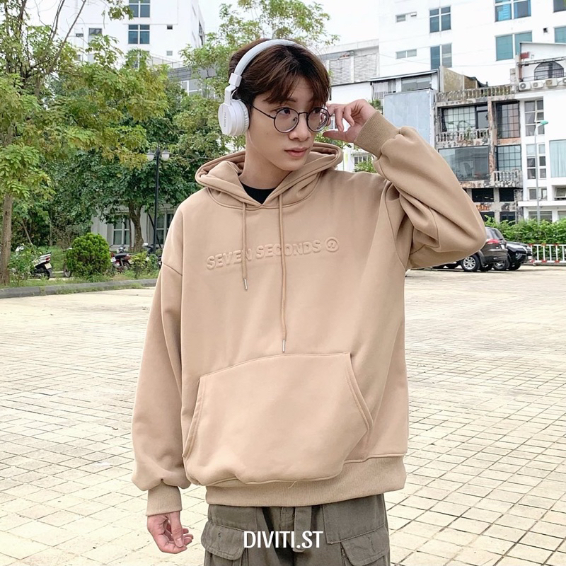 Hoodie SEVEN chữ nổi