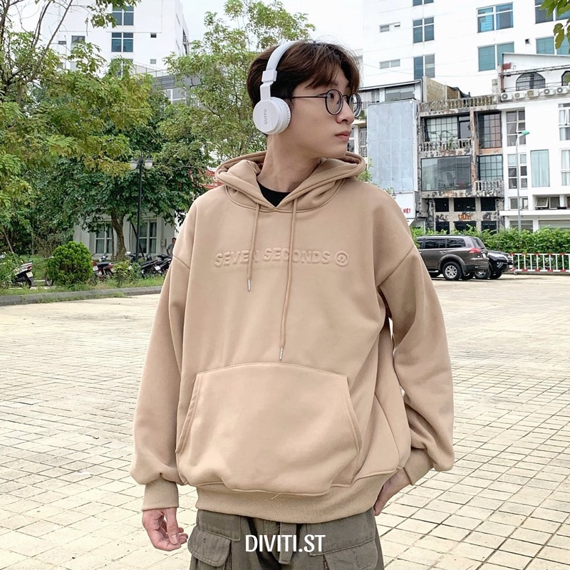 Hoodie SEVEN chữ nổi