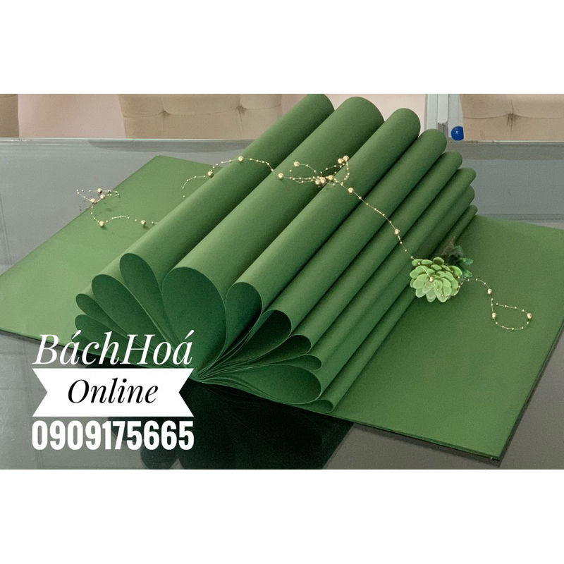 Giấy xanh lá - Kích thước 50x70cm