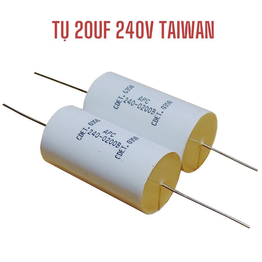 Tụ 20uf 240V, tụ phân tần loa