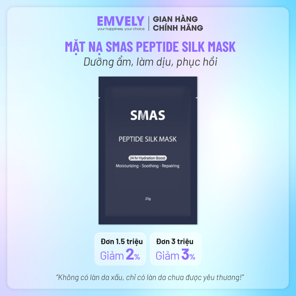 MẶT NẠ SMAS PEPTIDE SILK MASK