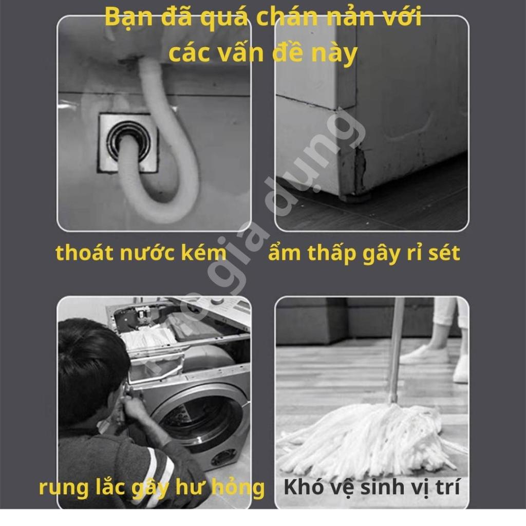 Đế đỡ máy giặt có bánh xe Đa Năng Điều Chỉnh Kích Thước - Kệ tủ lạnh, thanh giá đỡ tủ lạnh xoay 360 độ hỏa tốc