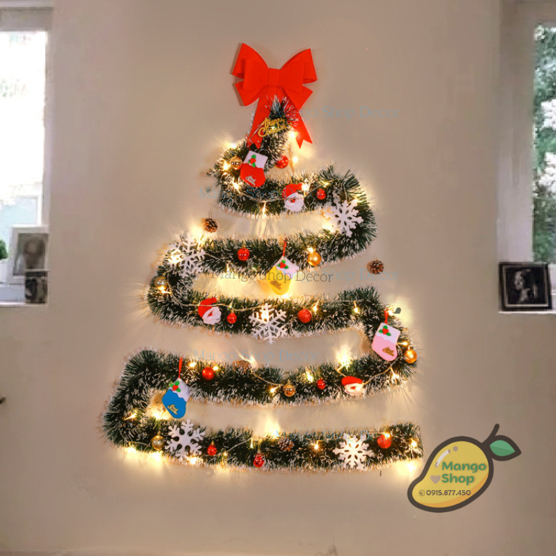 Dây Kim Tuyến Trang Trí Cây Thông Noel