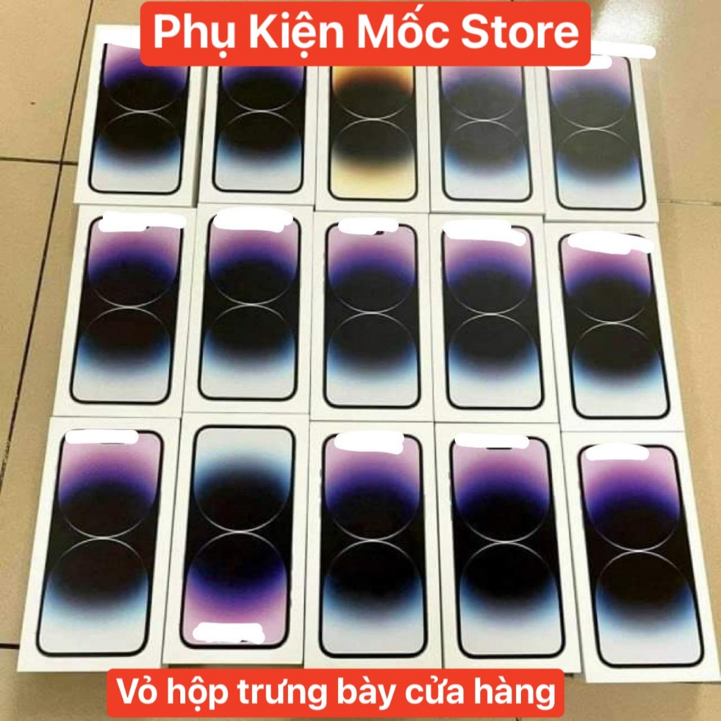 Vỏ hộp ip trưng bày cửa hàng full mã full màu-Mốc Store
