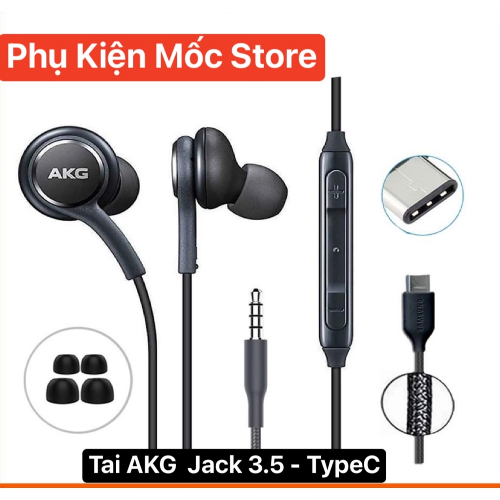 Tai nghe Akg SS Note 10/S10 Note20 plus zin type C , Full box đi kèm