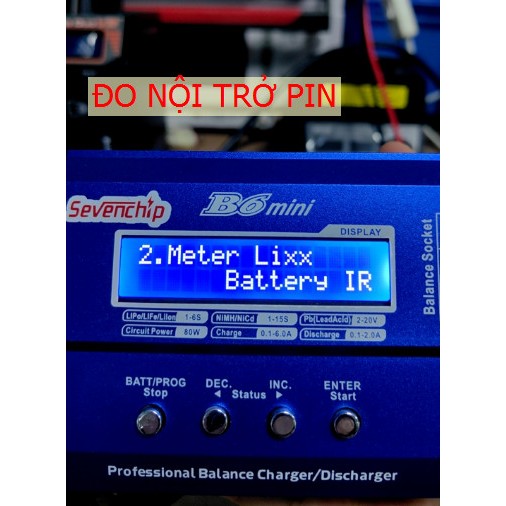 Máy Đo Nội Trở B6 Mini cho Pin 18650 và Lipo Chính Hãng Có Tính Năng Sạc Pin Lipo và Nimh Li-Ion Ni-Cd cho đồ chơi RC