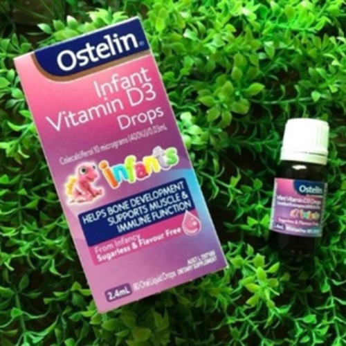 Vitamin d3 úc Ostelin Infant Drop 2,4ml và Ostelin kid liquid 20ml