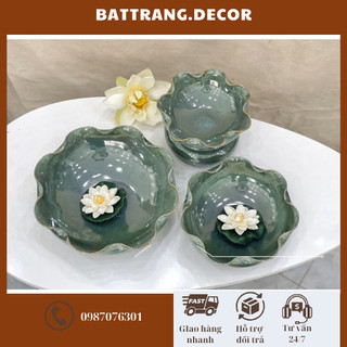 Bát Thả Sen Tắm Phật Bát Thả Sen Chuẩn Bát Tràng - Bát Minh Đường Tụ Thuỷ