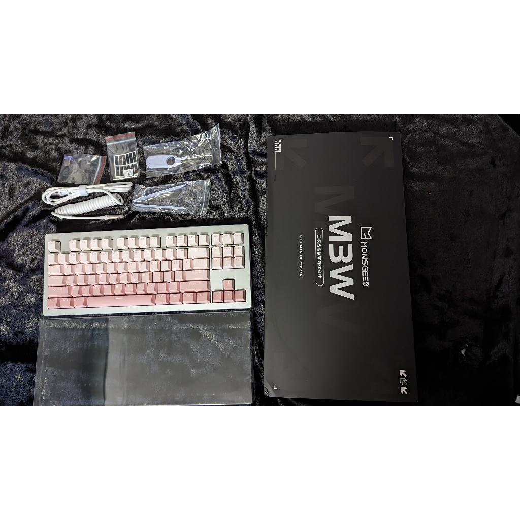 Bàn Phím Cơ Không Dây Monsgeek M3W | Nhôm CNC | 3 Mode | Mạch Xuôi | Hotswap | Led RGB