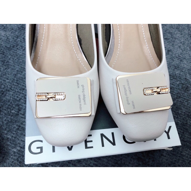 Giày cao gót 5 phân gót vuông kiểu dáng công sở da mềm đẹp Form rộng nên đi lùi size