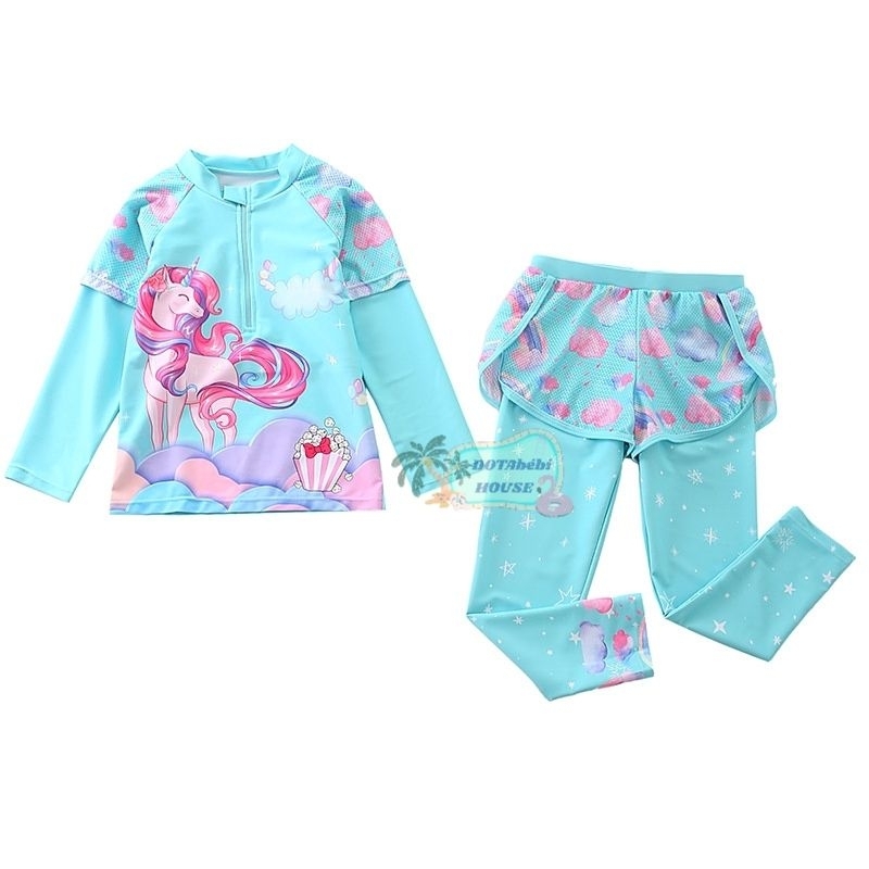 16-36kg nhiều mẫu Đồ bơi 2 chi tiết tay dài quần dài size đại cho bé gái mã SW0770 - DOTAbébi HOUSE