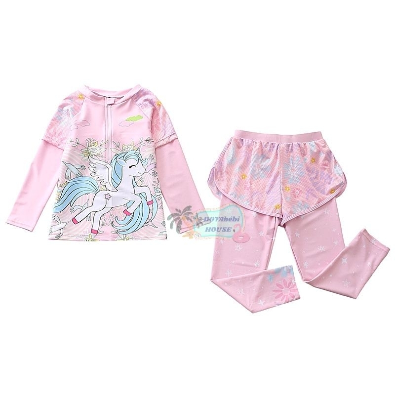 16-36kg nhiều mẫu Đồ bơi 2 chi tiết tay dài quần dài size đại cho bé gái mã SW0770 - DOTAbébi HOUSE
