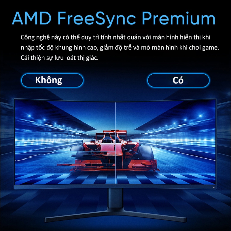 Màn hình máy tính cong Xiaomi 34 inch 2K 144Hz 121%sRGB Mi Curved Gaming Monitor 1500R HDR AMD FreeSync Premium | BigBuy360 - bigbuy360.vn