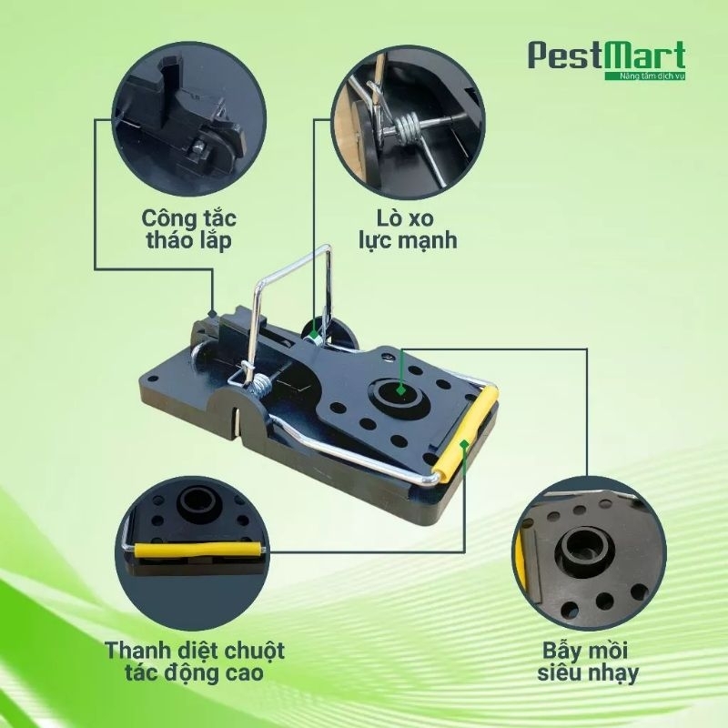 Bẫy chuột thông minh - Diệt chuột nhanh gọn chính hãng - Pest Mart