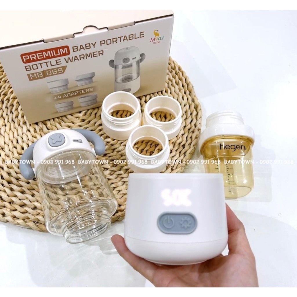 Máy hâm sữa di động cầm tay Moaz BéBé MB-041 / MB069