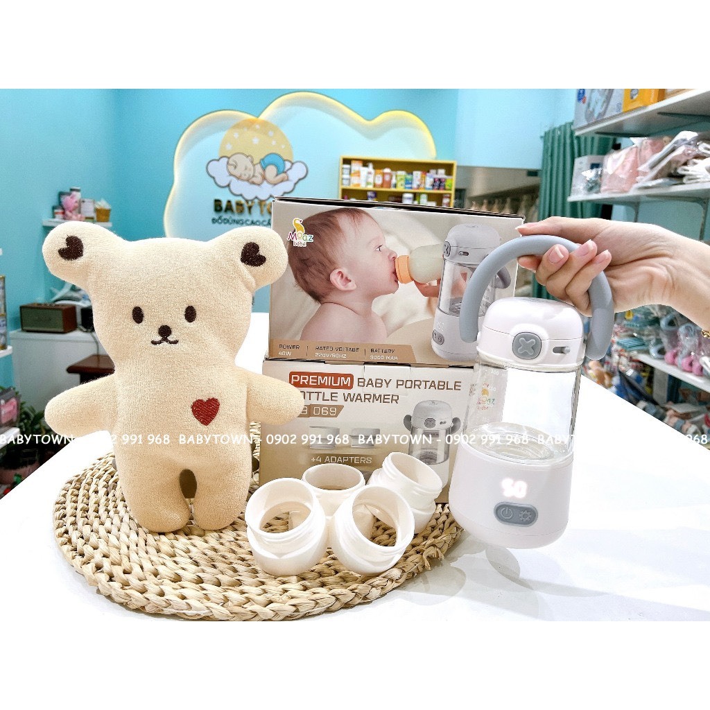 Máy hâm sữa di động cầm tay Moaz BéBé MB-041 / MB069