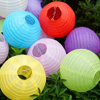 Đèn lồng GIẤY LỤA giá rẻ, đèn lồng trang trí Tết, quán cafe