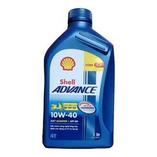 NHỚT SHELL ADVANCE AX7 Scooter 10W-40 (Nhớt tay ga)
