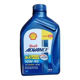 NHỚT SHELL ADVANCE AX7 Scooter 10W-40 (Nhớt tay ga)