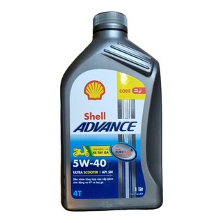 NHỚT TAY GA SHELL ADVANCE ULTRA SCOOTER 5W-40 800ml/ 1L [Tem Mới]