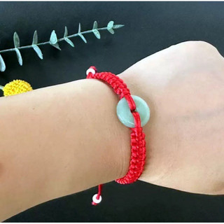 Vòng chỉ đỏ đồng điếu may mắn