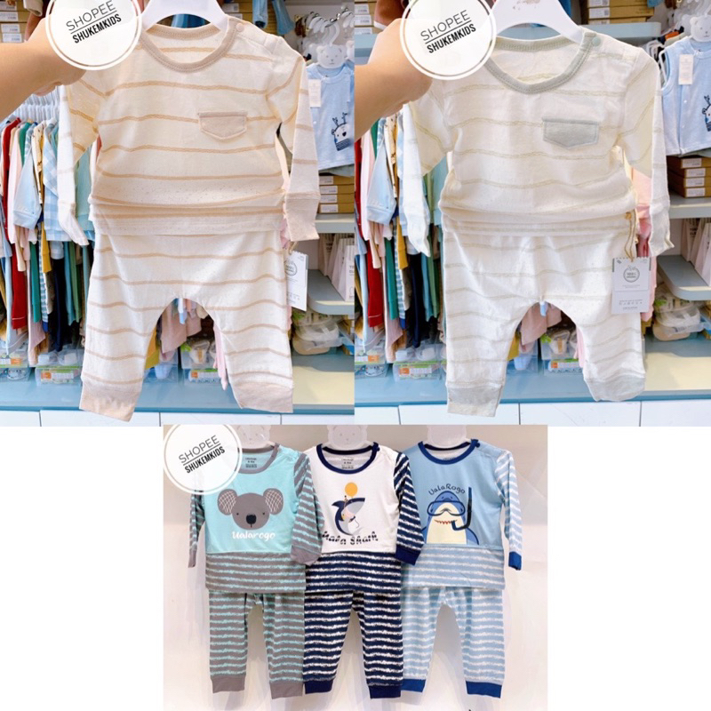 Uala rogo Sale 60% Bộ dài sợi tre mềm cao cấp bé trai gái