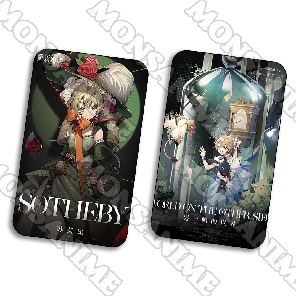 Ảnh thẻ in hình game REVERSE: 1999 ver NỀN TRÒN card bo góc viền 5*8cm anime chibi xinh xắn sưu tầm