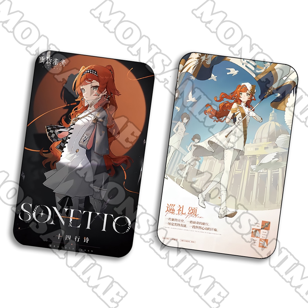 Ảnh thẻ in hình game REVERSE: 1999 ver NỀN TRÒN card bo góc viền 5*8cm anime chibi xinh xắn sưu tầm