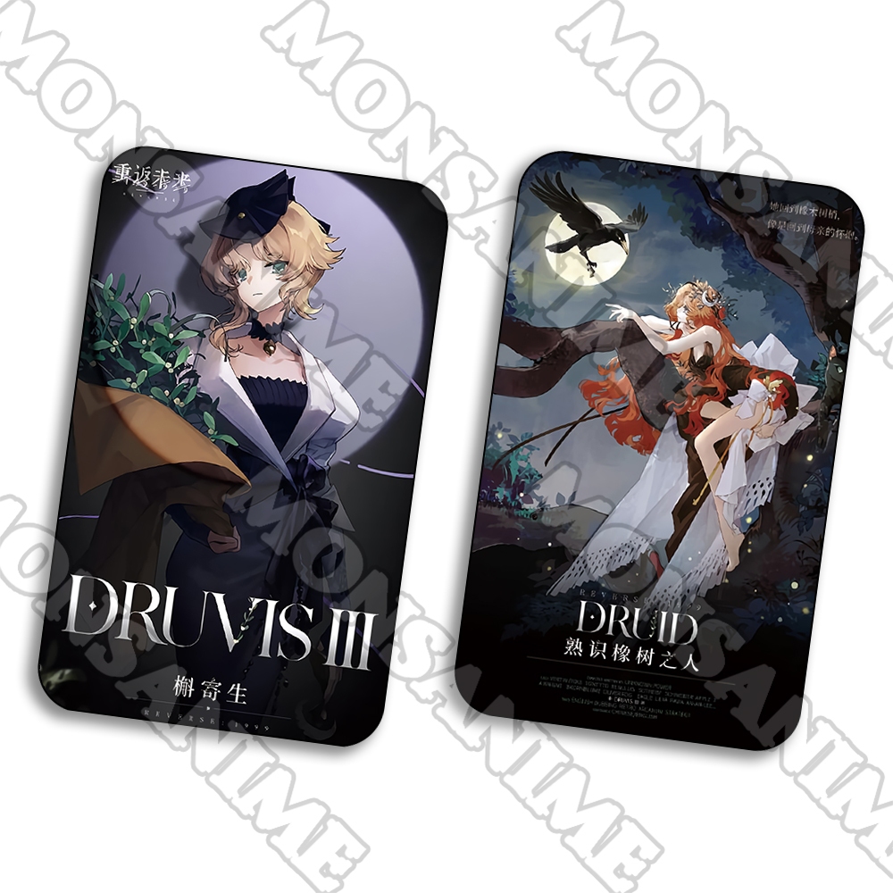 Ảnh thẻ in hình game REVERSE: 1999 ver NỀN TRÒN card bo góc viền 5*8cm anime chibi xinh xắn sưu tầm