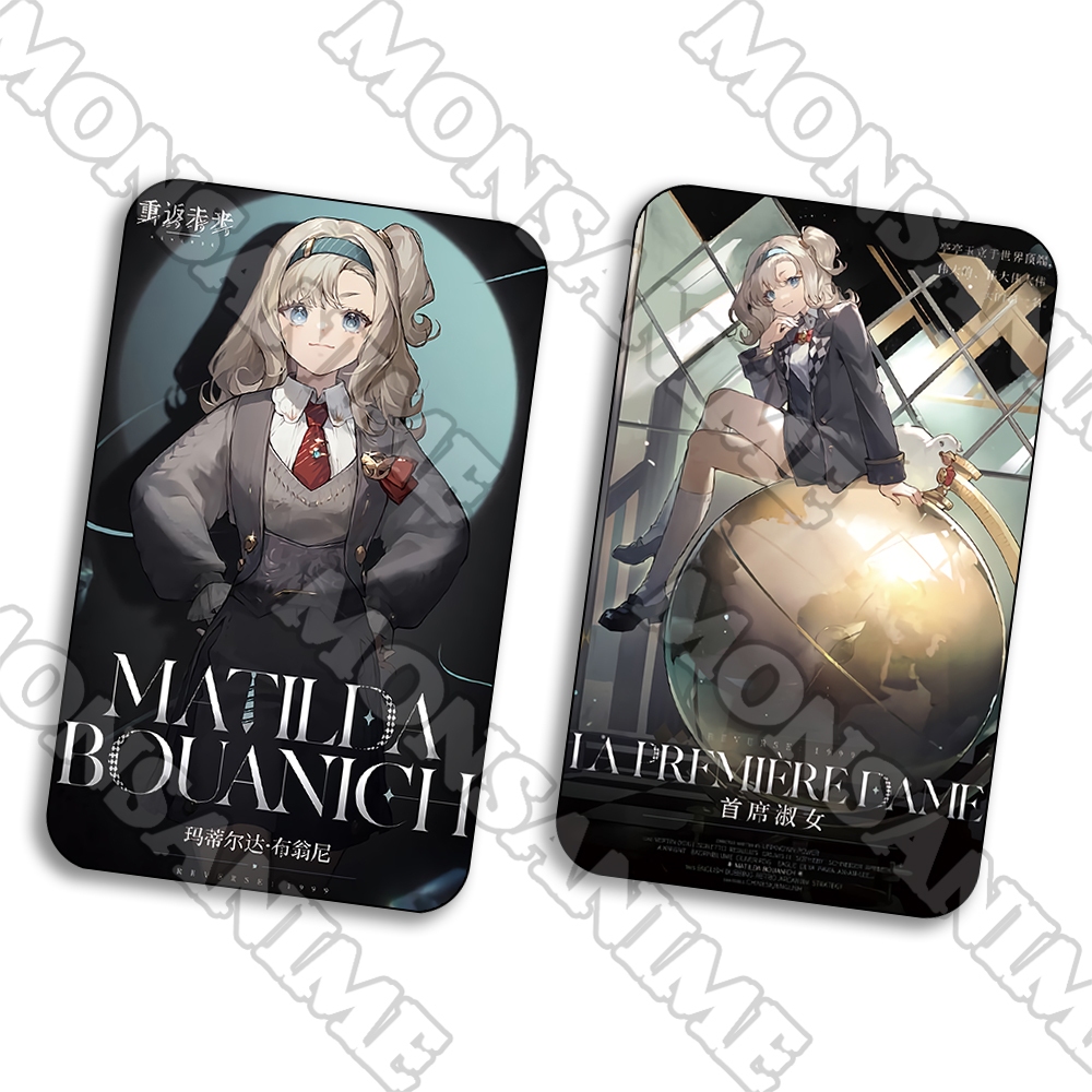 Ảnh thẻ in hình game REVERSE: 1999 ver NỀN TRÒN card bo góc viền 5*8cm anime chibi xinh xắn sưu tầm