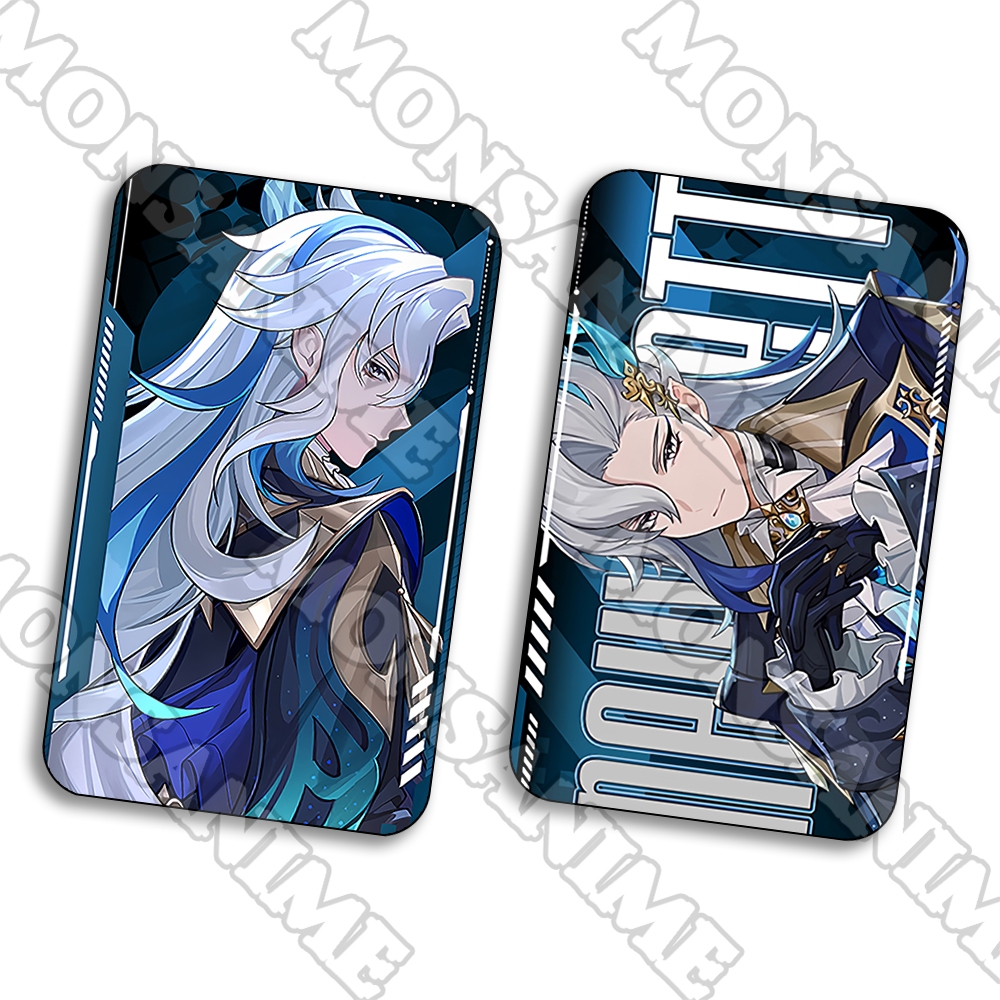 Ảnh thẻ in hình game GENSHIN IMPACT ver CHỮ card bo góc viền 5*8cm anime chibi xinh xắn sưu tầm