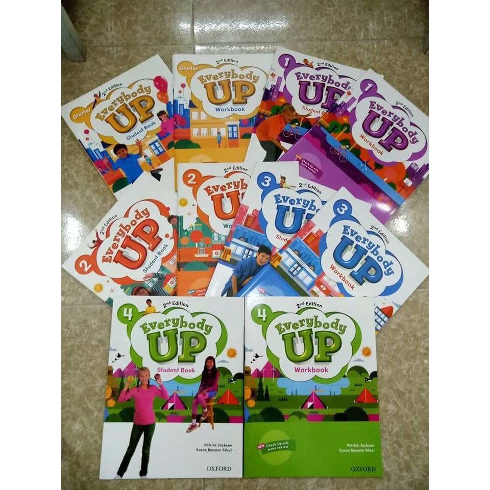 Sách - Everybody Up bản 2nd Edition - trọn bộ 2 cuốn (WB + SB)