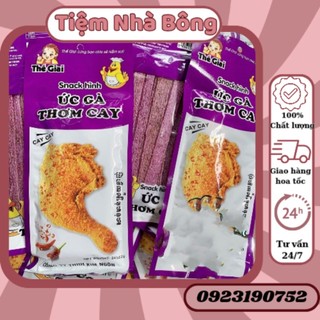 Snack ức gà thơm cay đồ ăn vặt cổng trường