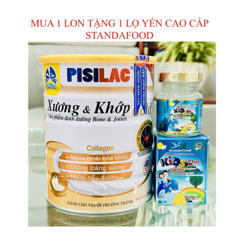 Sữa PISILAC XƯƠNG KHỚP 900G cho người loãng xương , đau nhứt xương khớp , tiểu đường