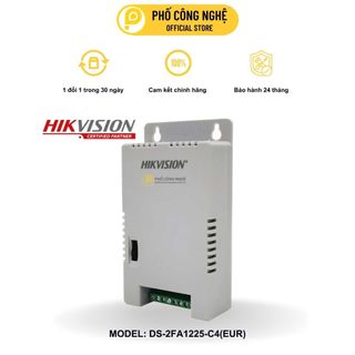 Nguồn tổng 12V camera Hikvision DS-2FA1225-C4(EUR) 4 ngõ ra
