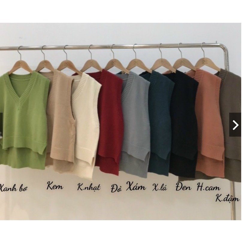 Áo gile len cổ timXONXEN SHOP QUẢNG NGÃI mã 1167