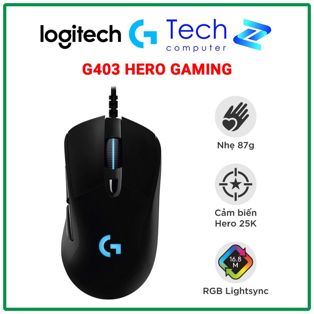 Chuột chơi game Logitech G403 HERO Gaming