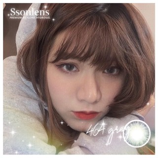 464 Gray - Lens  Có Cận Kính Áp Tròng  Giãn Ít Đã Kèm Khay