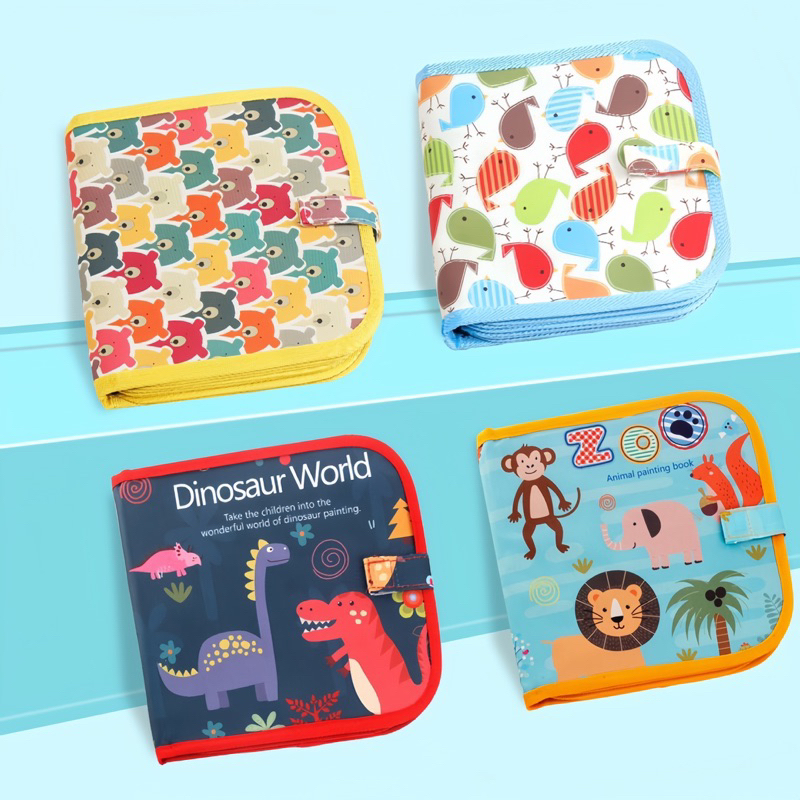 Sổ vẽ tự xoá graffiti phát sáng cho bé mẫu mới tặng kèm bút và bông lau