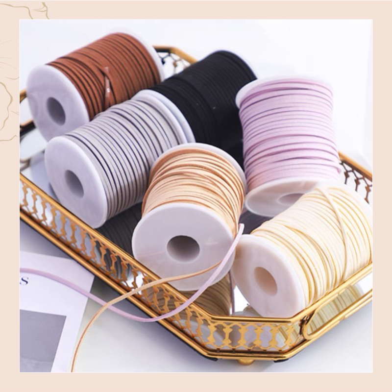 Dây ruy băng da lộn gói quà, gói hoa, làm đồ handmade