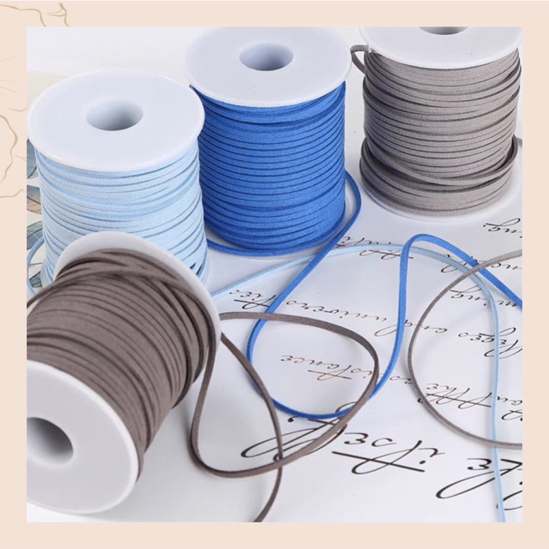 Dây ruy băng da lộn gói quà, gói hoa, làm đồ handmade